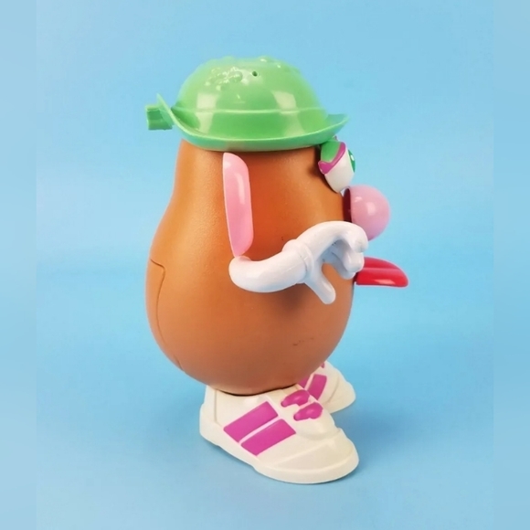 Playskool Mr. Mrs. Potato Head 10 Pc Set 7" Pink Purple Green VG - Picture 7 of 12